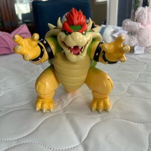Bowser Action Figure with Red and Yellow Accents